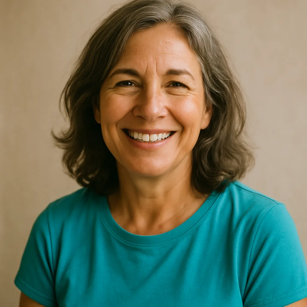 Smiling woman in her 50s — member of The Cumbria Dating Site